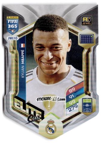Sticker Kylian Mbappé - Fifa 365: 2025-2026. Adrenalyn Xl n. JWL10 - Panini