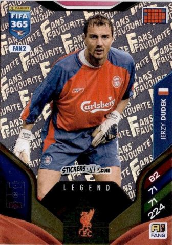 Cromo Jerzy Dudek - Fifa 365: 2025-2026. Adrenalyn Xl n. FAN2 - Panini