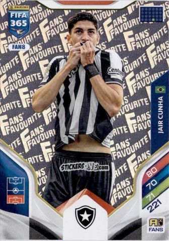 Cromo Jair Cunha - Fifa 365: 2025-2026. Adrenalyn Xl n. FAN8 - Panini