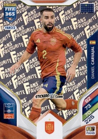 Sticker Daniel Carvajal - Fifa 365: 2025-2026. Adrenalyn Xl n. FAN22 - Panini