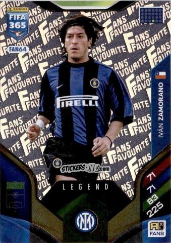 Cromo Iván Zamorano - Fifa 365: 2025-2026. Adrenalyn Xl n. FAN64 - Panini