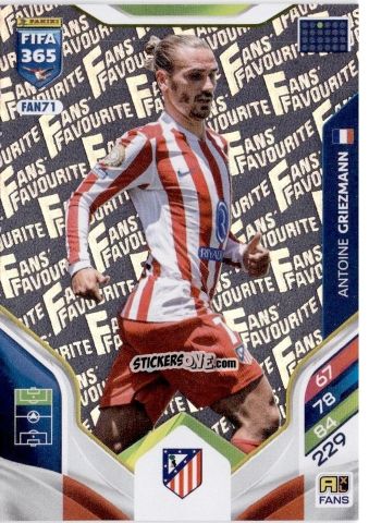 Sticker Antoine Griezmann - Fifa 365: 2025-2026. Adrenalyn Xl n. FAN71 - Panini