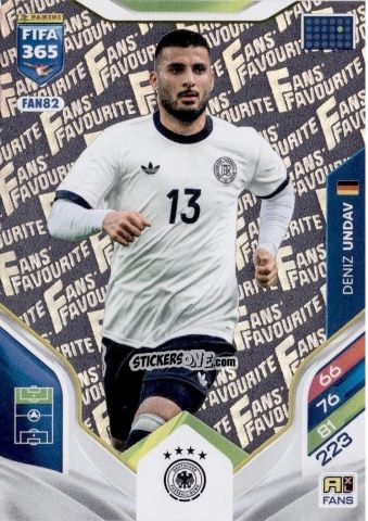 Sticker Deniz Undav - Fifa 365: 2025-2026. Adrenalyn Xl n. FAN82 - Panini