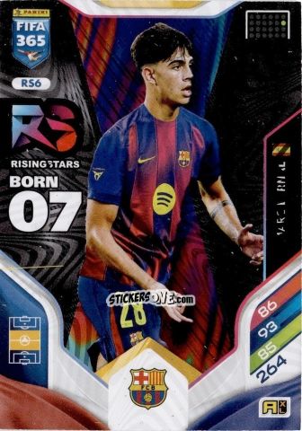 Sticker Marc Bernal - Fifa 365: 2025-2026. Adrenalyn Xl n. RS6 - Panini