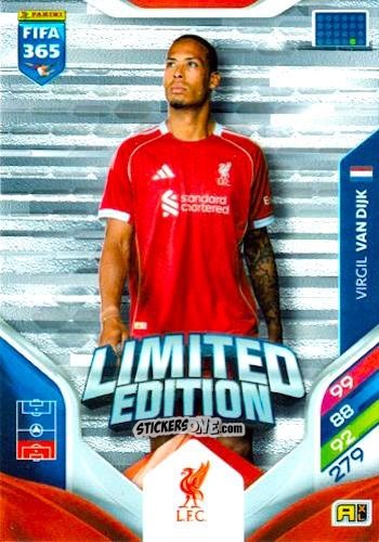 Figurina Virgil Van Dijk - Fifa 365: 2025-2026. Adrenalyn Xl n. XXL-3 - Panini