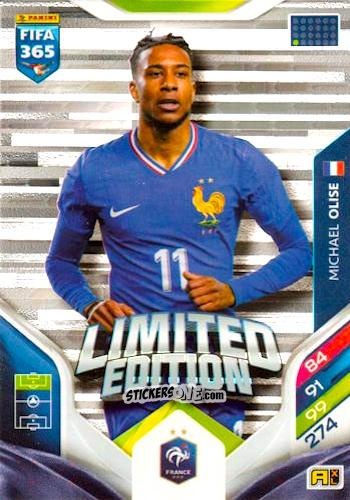 Sticker  Michael Olise  - Fifa 365: 2025-2026. Adrenalyn Xl n. XXL-24 - Panini