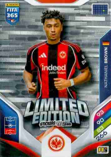 Sticker  Nathaniel Brown  - Fifa 365: 2025-2026. Adrenalyn Xl n. LE-24 - Panini