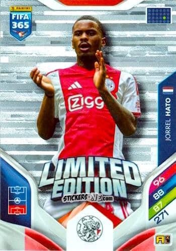 Sticker  Jorrel Hato  - Fifa 365: 2025-2026. Adrenalyn Xl n. LE-36 - Panini