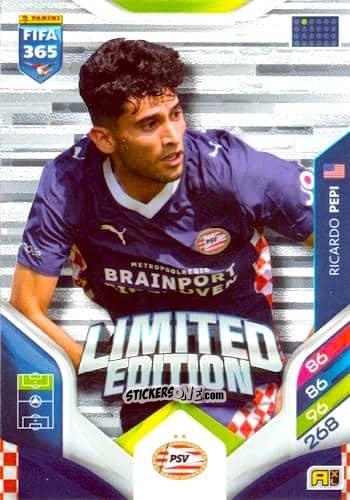 Figurina Ricardo Pepi - Fifa 365: 2025-2026. Adrenalyn Xl n. LE-52 - Panini
