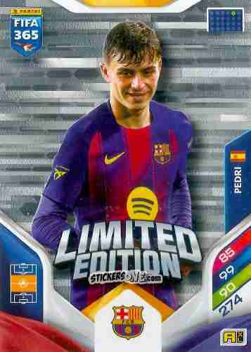 Sticker Pedri  - Fifa 365: 2025-2026. Adrenalyn Xl n. LE-65 - Panini