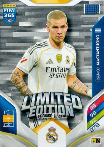Sticker Franco Mastantuono  - Fifa 365: 2025-2026. Adrenalyn Xl n. LE-77 - Panini