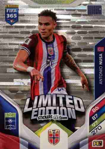 Cromo Antonio Nusa  - Fifa 365: 2025-2026. Adrenalyn Xl n. LE-90 - Panini