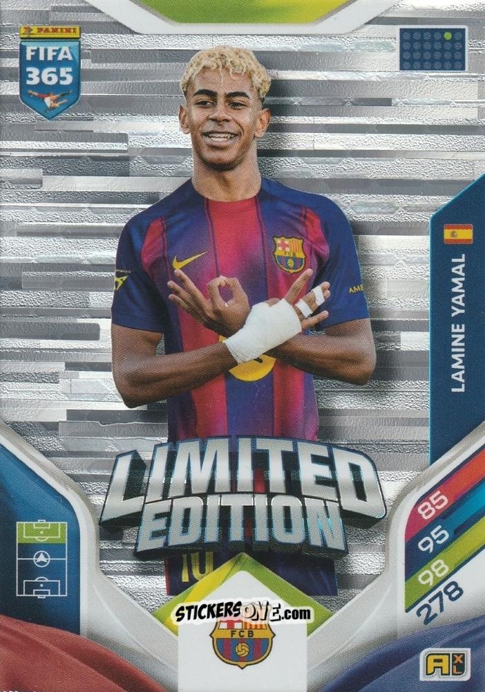 Figurina Lamine Yamal - Fifa 365: 2025-2026. Adrenalyn Xl n. LE-93 - Panini