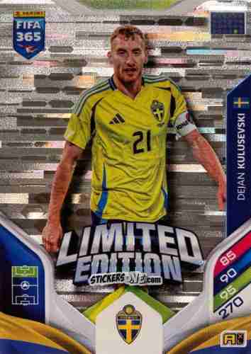 Cromo Dejan Kulusevski  - Fifa 365: 2025-2026. Adrenalyn Xl n. LE-97 - Panini