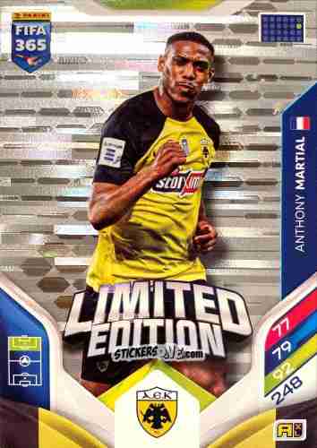 Sticker Anthony Martial - Fifa 365: 2025-2026. Adrenalyn Xl n. LE-123 - Panini