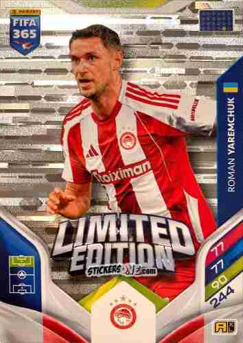 Sticker Roman Yaremchuk - Fifa 365: 2025-2026. Adrenalyn Xl n. LE-143 - Panini
