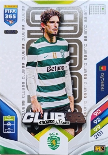 Cromo Trincão - Fifa 365: 2025-2026. Adrenalyn Xl n. CLB9 - Panini