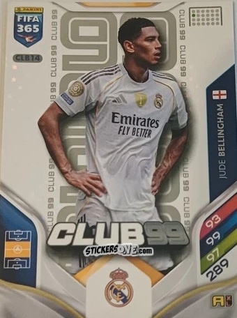 Cromo Jude Bellingham - Fifa 365: 2025-2026. Adrenalyn Xl n. CLB14 - Panini