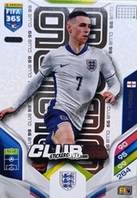 Cromo Phil Foden - Fifa 365: 2025-2026. Adrenalyn Xl n. CLB17 - Panini