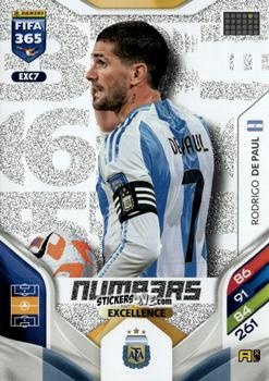 Figurina Rodrigo De Paul - Fifa 365: 2025-2026. Adrenalyn Xl n. EXC7 - Panini