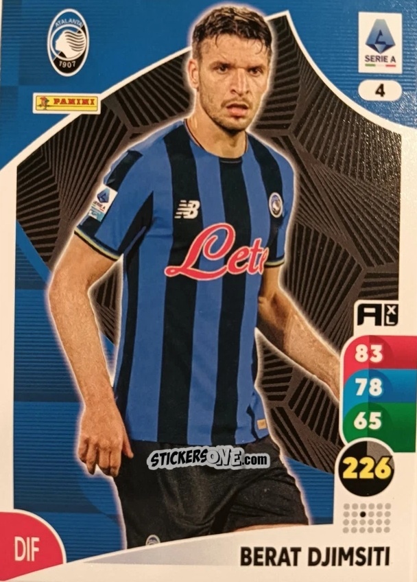 Cromo Berat Djimsiti - Calciatori 2025-2026. Adrenalyn Xl n. 4 - Panini