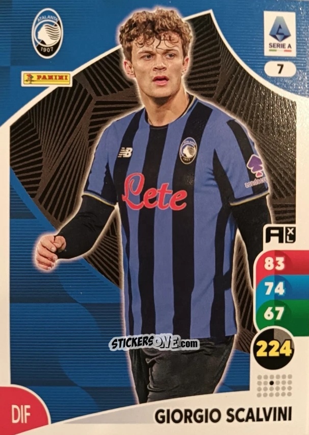 Cromo Giorgio Scalvini - Calciatori 2025-2026. Adrenalyn Xl n. 7 - Panini