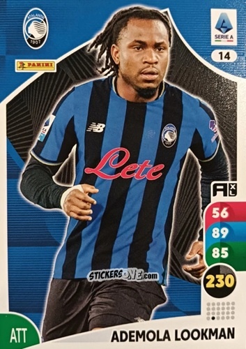 Figurina Ademola Lookman - Calciatori 2025-2026. Adrenalyn Xl n. 14 - Panini