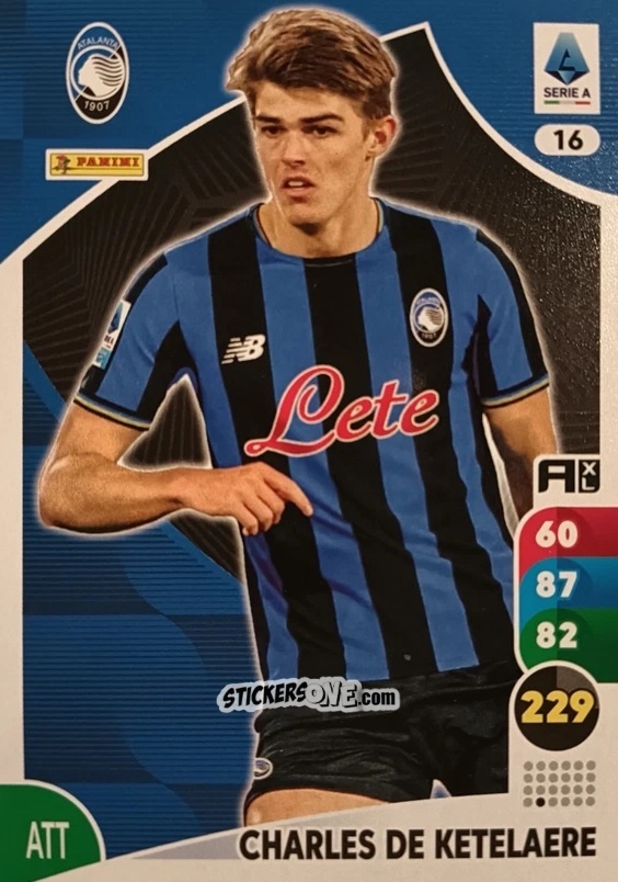 Figurina Charles De Ketelaere - Calciatori 2025-2026. Adrenalyn Xl n. 16 - Panini