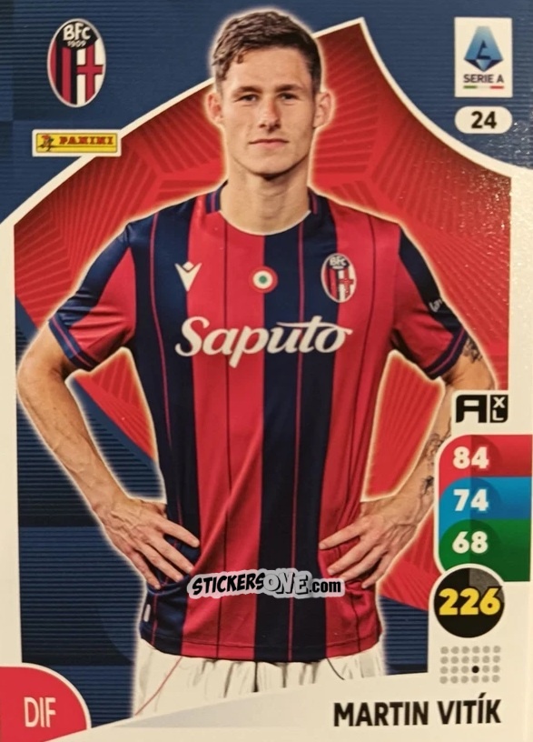 Sticker Martin Vitík - Calciatori 2025-2026. Adrenalyn Xl n. 24 - Panini