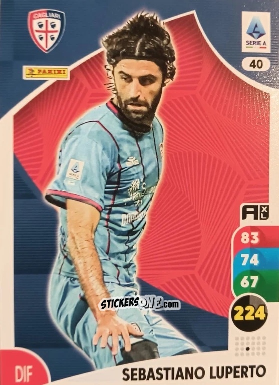 Cromo Sebastiano Luperto - Calciatori 2025-2026. Adrenalyn Xl n. 40 - Panini