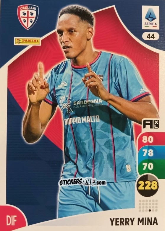 Cromo Yerry Mina - Calciatori 2025-2026. Adrenalyn Xl n. 44 - Panini