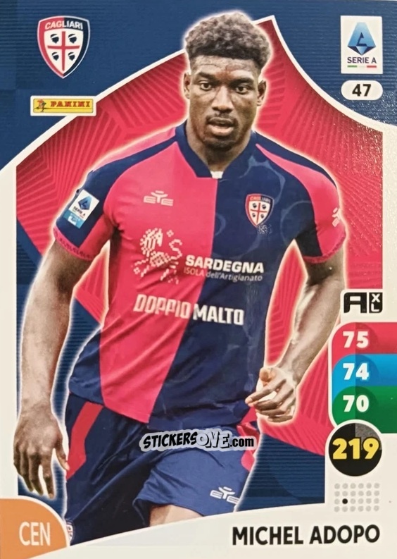 Cromo Michel Adopo - Calciatori 2025-2026. Adrenalyn Xl n. 47 - Panini