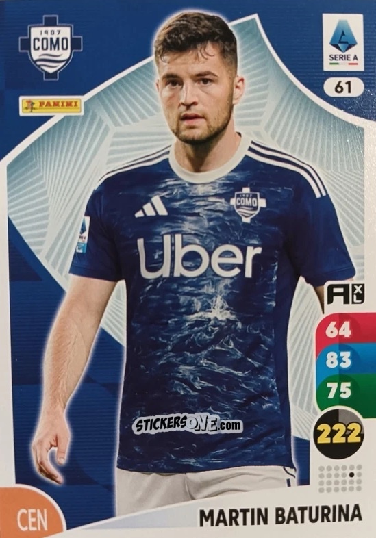 Sticker Martin Baturina - Calciatori 2025-2026. Adrenalyn Xl n. 61 - Panini