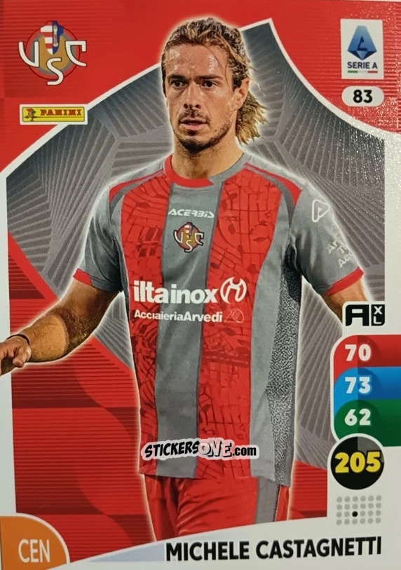 Cromo Michele Castagnetti - Calciatori 2025-2026. Adrenalyn Xl n. 83 - Panini