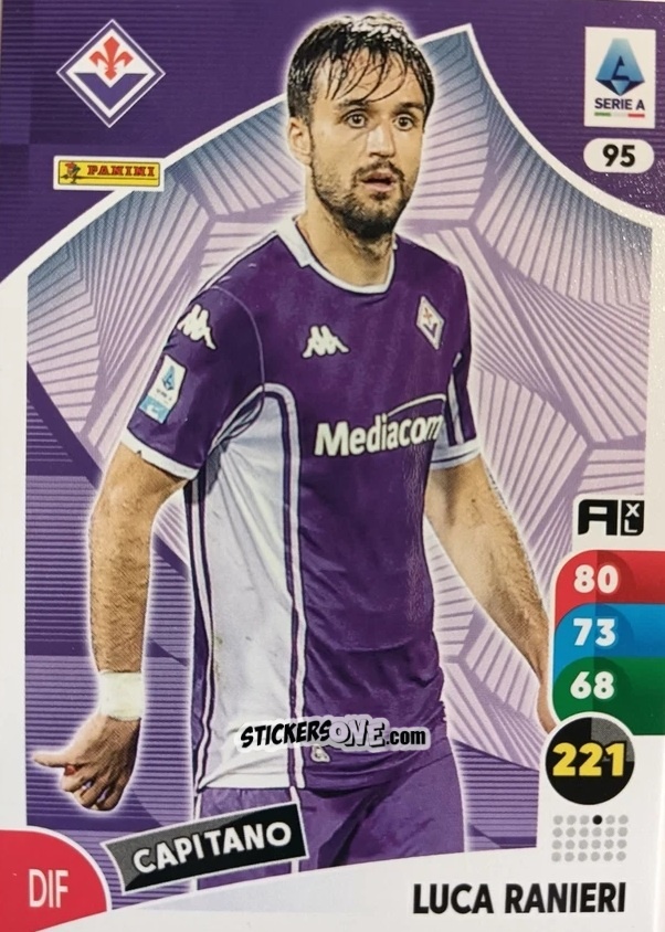 Sticker Luca Ranieri - Calciatori 2025-2026. Adrenalyn Xl n. 95 - Panini