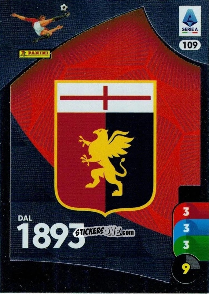 Figurina Logo - Calciatori 2025-2026. Adrenalyn Xl n. 109 - Panini