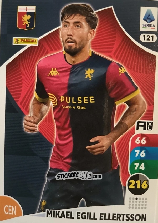 Sticker Mikael Egill Ellertsson - Calciatori 2025-2026. Adrenalyn Xl n. 121 - Panini