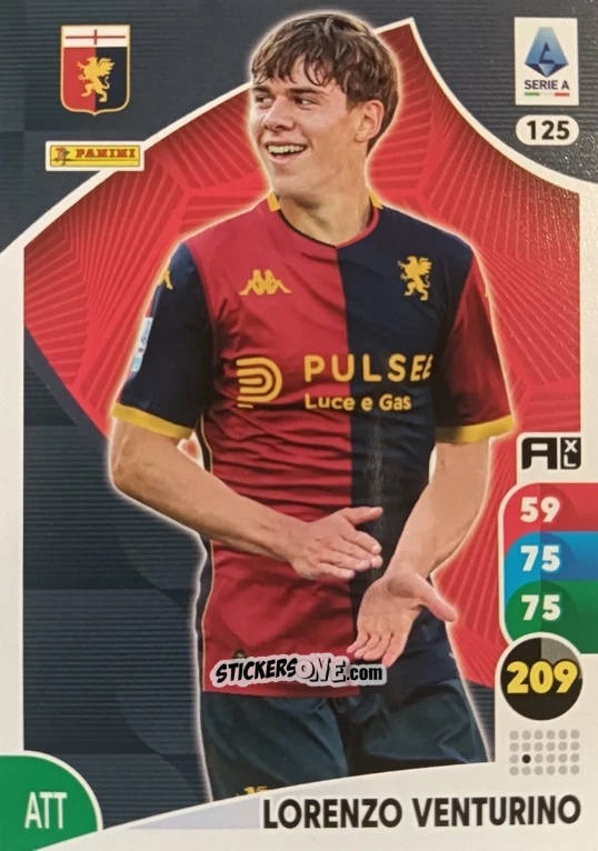 Sticker Lorenzo Colombo - Calciatori 2025-2026. Adrenalyn Xl n. 125 - Panini