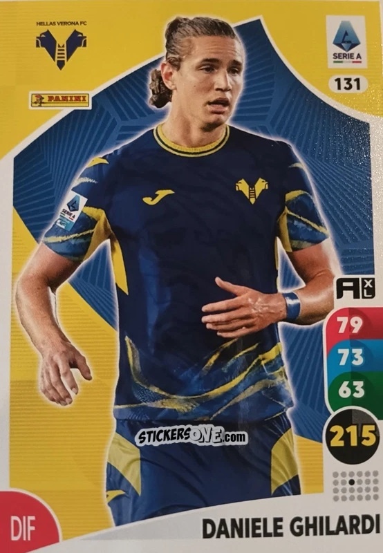 Sticker Daniel Ghilardi - Calciatori 2025-2026. Adrenalyn Xl n. 131 - Panini