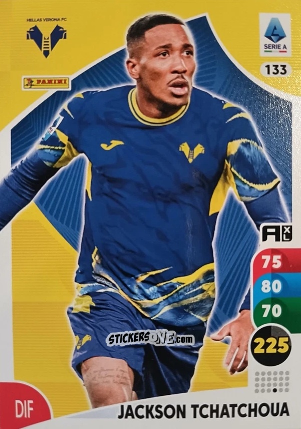 Sticker Jackson Tchatchoua - Calciatori 2025-2026. Adrenalyn Xl n. 133 - Panini