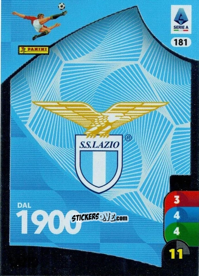 Sticker Logo - Calciatori 2025-2026. Adrenalyn Xl n. 181 - Panini
