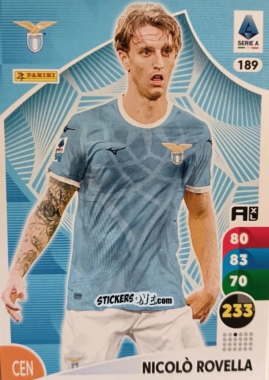 Sticker Nicolò Rovella - Calciatori 2025-2026. Adrenalyn Xl n. 189 - Panini