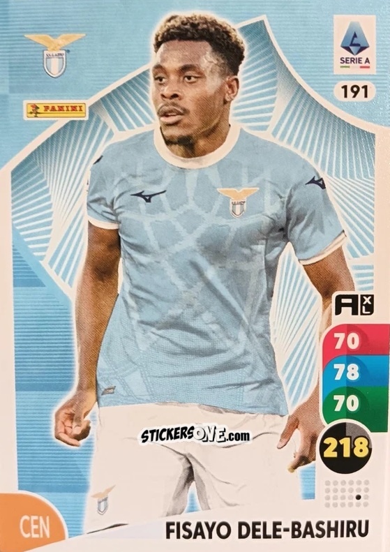 Cromo Fisayo Dele-Bashiru - Calciatori 2025-2026. Adrenalyn Xl n. 191 - Panini