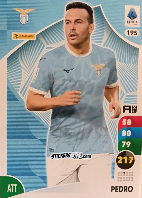 Figurina Pedro - Calciatori 2025-2026. Adrenalyn Xl n. 195 - Panini