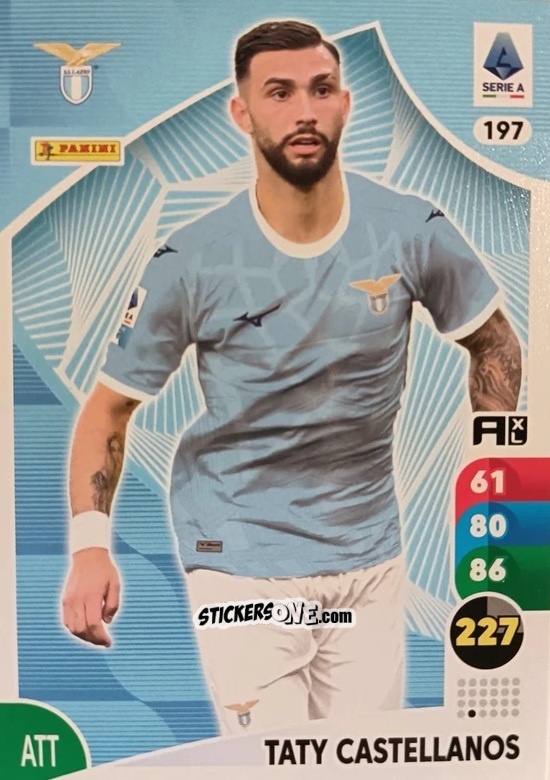 Cromo Taty Castellanos - Calciatori 2025-2026. Adrenalyn Xl n. 197 - Panini