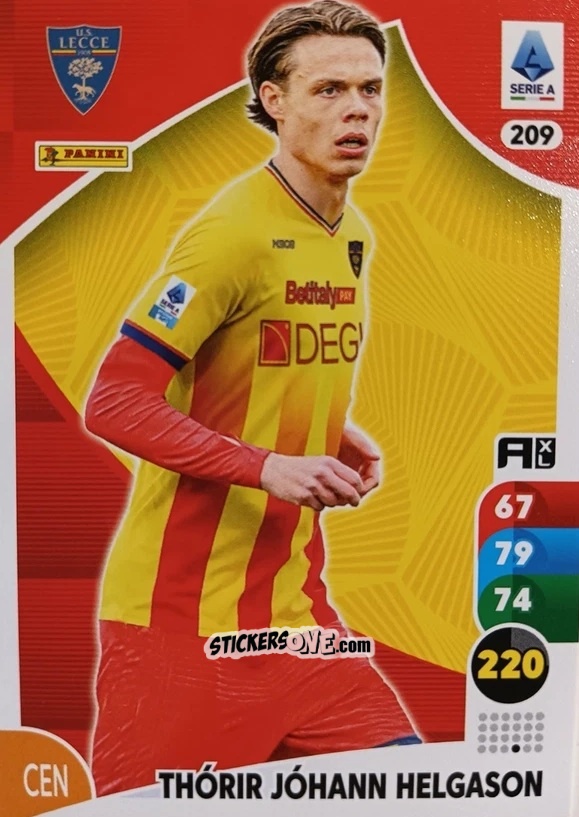 Sticker Thórir Jóhann Helgason - Calciatori 2025-2026. Adrenalyn Xl n. 209 - Panini