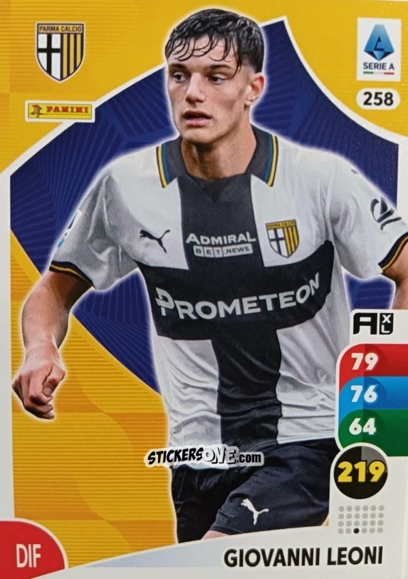 Sticker Giovanni Leoni - Calciatori 2025-2026. Adrenalyn Xl n. 258 - Panini