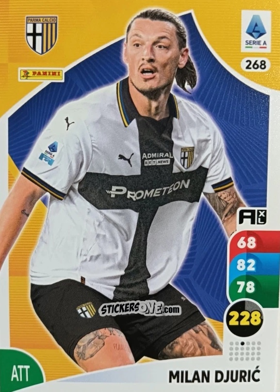 Cromo Milan Djurić - Calciatori 2025-2026. Adrenalyn Xl n. 268 - Panini