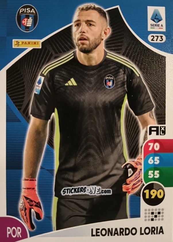 Figurina Leonardo Loria - Calciatori 2025-2026. Adrenalyn Xl n. 273 - Panini