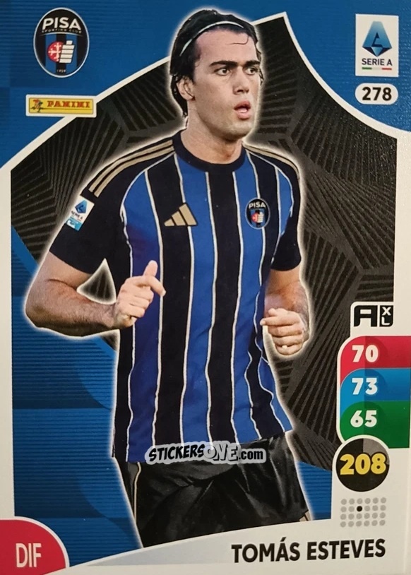Figurina Tomás Esteves - Calciatori 2025-2026. Adrenalyn Xl n. 278 - Panini